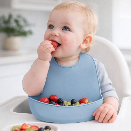 Bavoir silicone imperméable souple et flexible facile à nettoyer