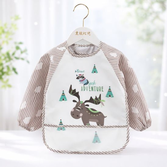 Bavoir bébé manches longues imperméable Bébé-Miam™ pour enfant 1 à 3 ans