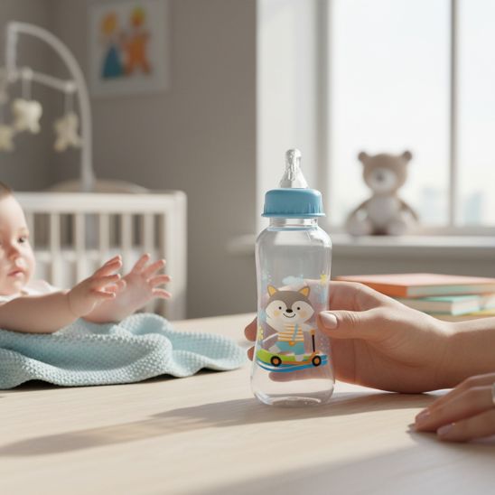 Biberon bébé sans fuite ni risque d’étouffement