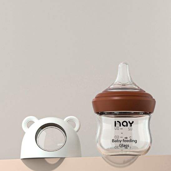 biberon en verre 160 ml avec système anti colique