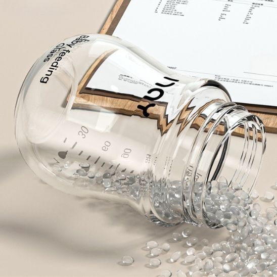 Biberon en verre borosilicate haute qualité pour alimentation de bébé