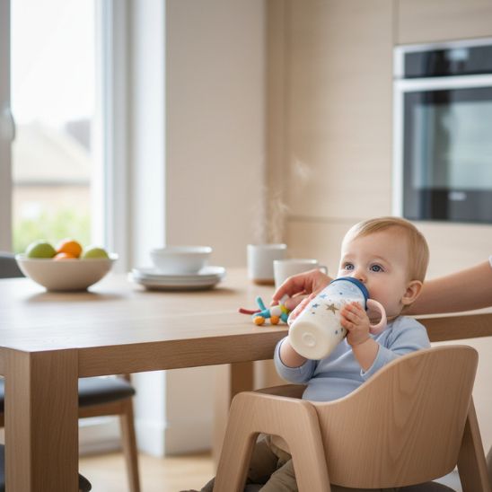 Biberon étoiles 330 ml robuste et résistant aux chutes