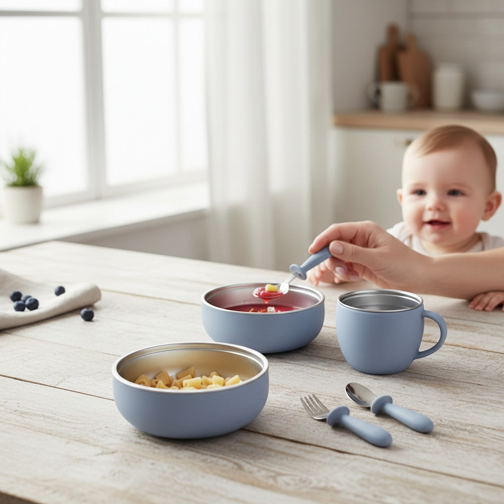 Bol bébé ergonomique pour faciliter la prise en main