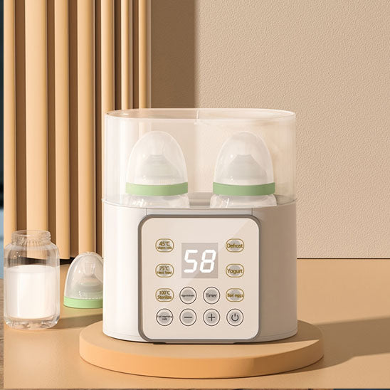 Chauffe biberon 2 en 1 pour réchauffer et stériliser les biberons