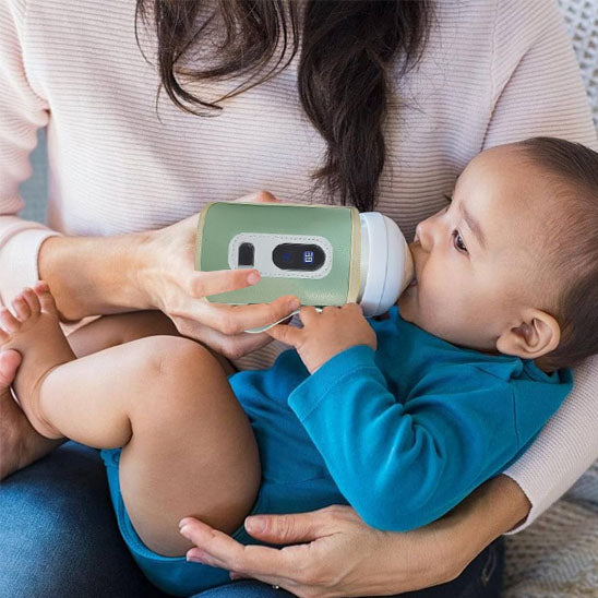 Chauffe biberon portable avec écran LCD pour contrôler la température
