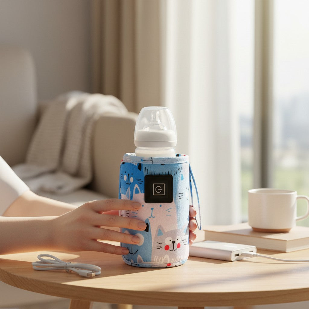 Chauffe biberon nomade isotherme idéal pour sorties avec bébé