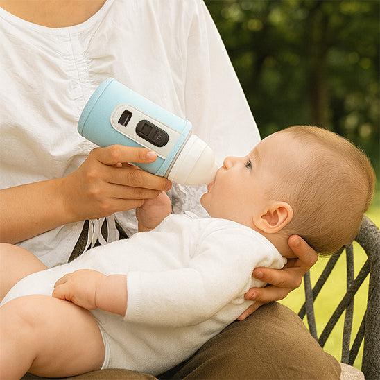 Chauffe biberon nomade USB pratique pour voiture et poussette