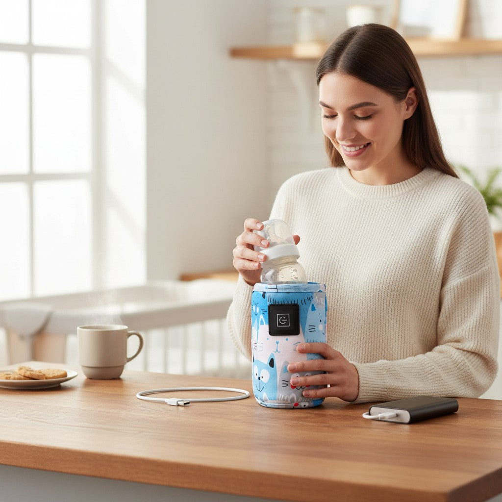 Chauffe biberon de voyage rapide pour déplacements avec bébé