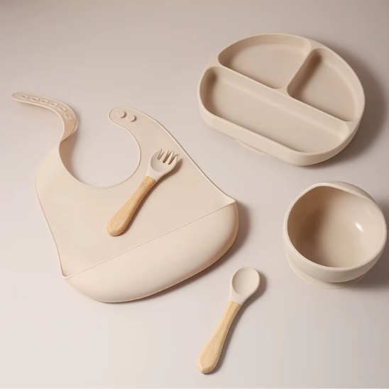 Coffret bebe repas Bébé Miam – Bol et assiette à ventouse antidérapante