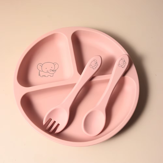 Coffret repas bébé fille - Set 6 pièces