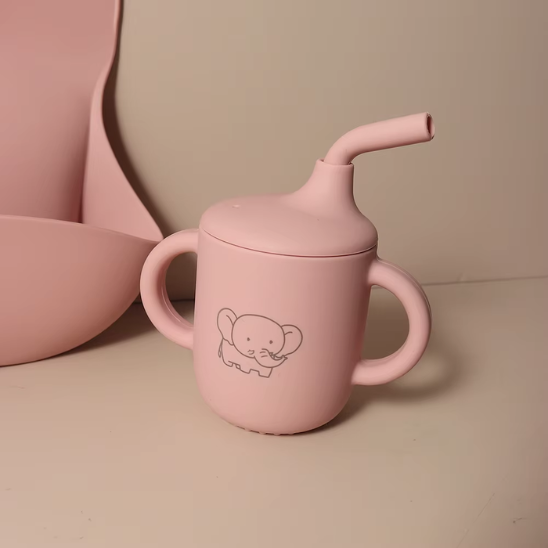 Coffret repas bébé fille - Set 6 pièces