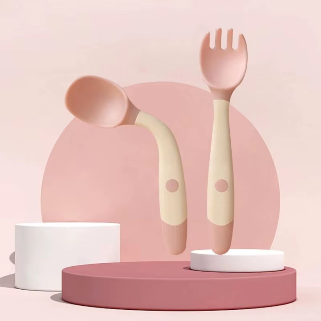 Set cuillère bébé apprentissage pour autonomie alimentaire