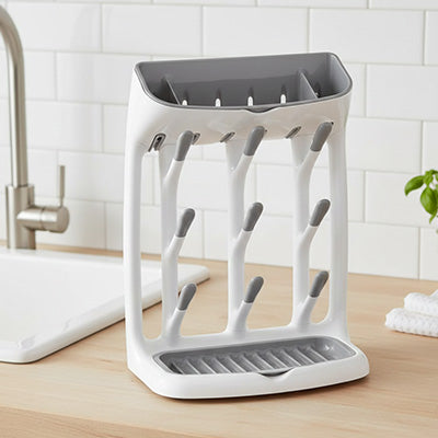 Égouttoir biberon multicouche pour organiser biberons, tétines et accessoires bébé