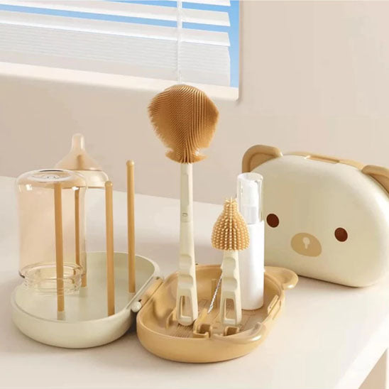 Égouttoir biberon multifonction avec séchage hygiénique pour accessoires bébé