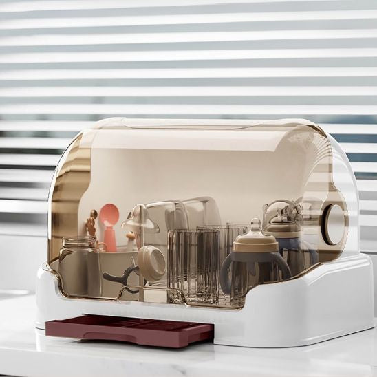 Egouttoir biberon & rangement pour une organisation parfaite de la cuisine des parents