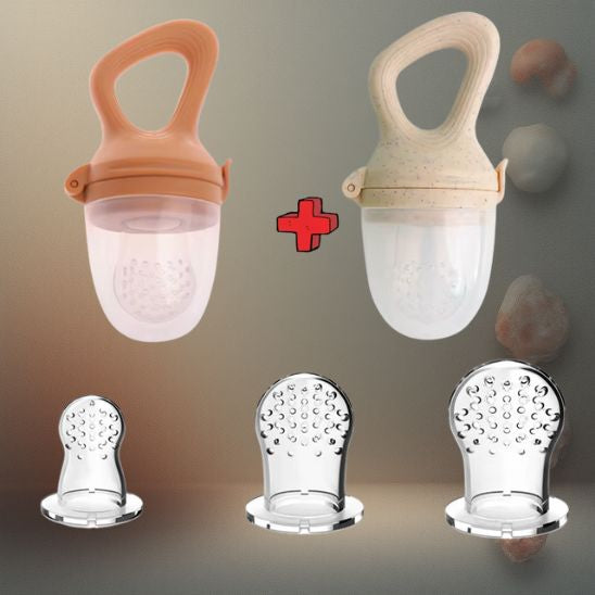 Première alimentation sécurisée avec une grignoteuse bébé en silicone