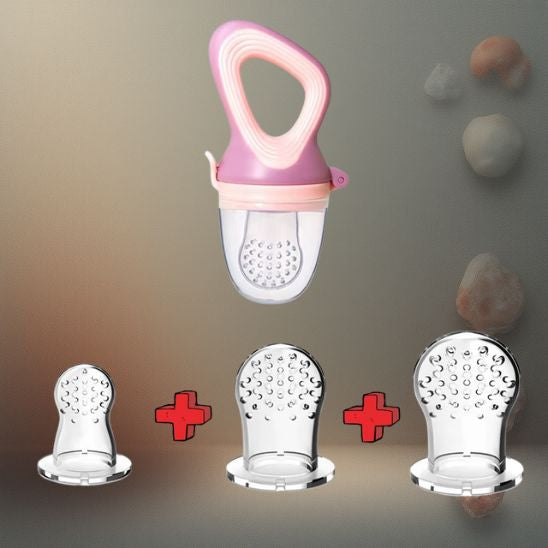 Grignoteuse bébé avec tétine remplaçable en silicone alimentaire