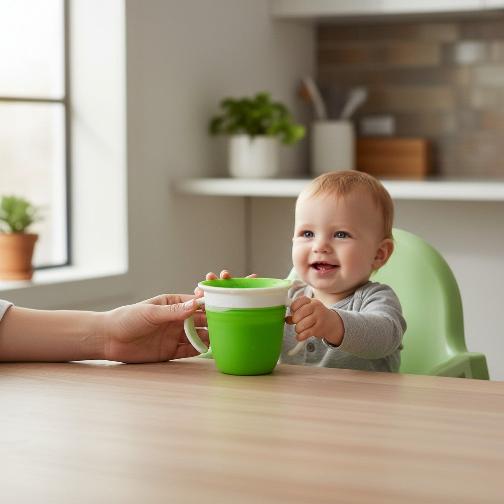 Tasse d'apprentissage bébé – Gobelet anti-fuite 360°