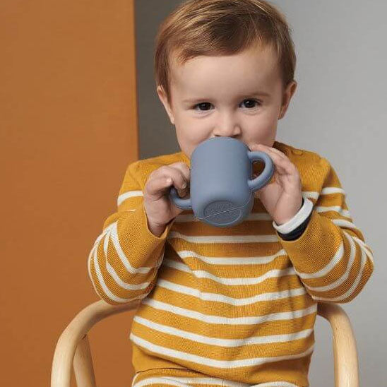 tasse bebe silicone double poignee