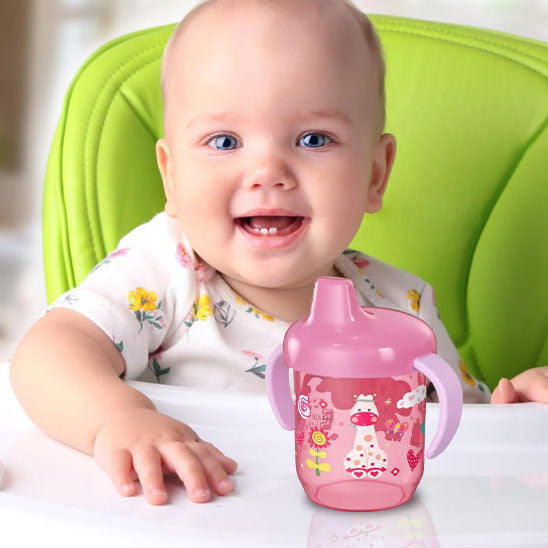 tasses bébé avec embout souple adapté aux gencives sensibles