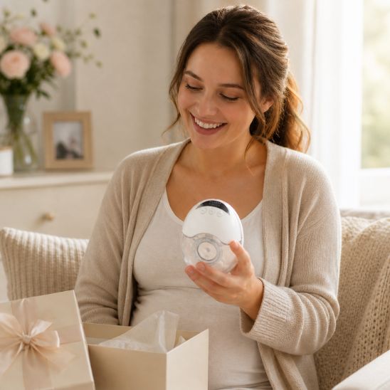 Maman deballant tire lait electrique portable simple blanc cadeau naissance