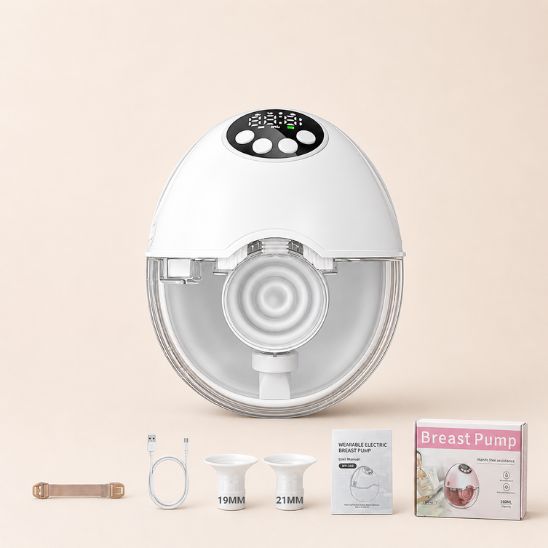 Contenu boite tire lait electrique sans fil simple blanc brides incluses