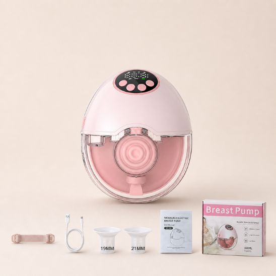 Contenu boite tire lait electrique sans fil simple rose brides incluses