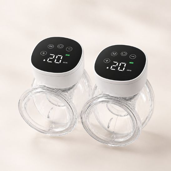 Tire-lait main libre double expression MY-376 — paire complète Bébé-Miam
