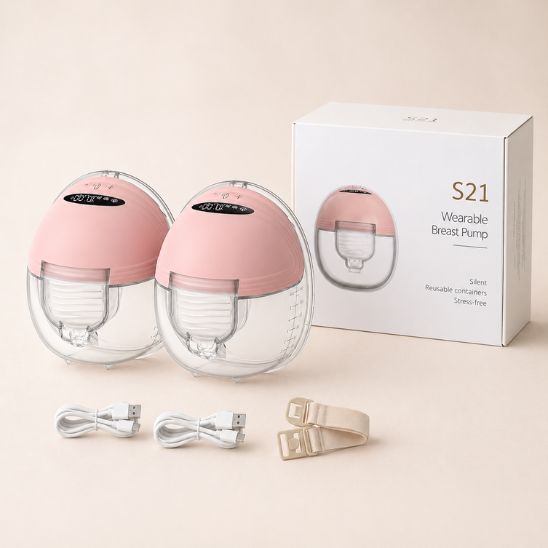 LiberTait double tire-lait main libre — boîte complète avec deux pompes et accessoires