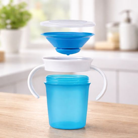 verre bébé antidérapant anti fuite