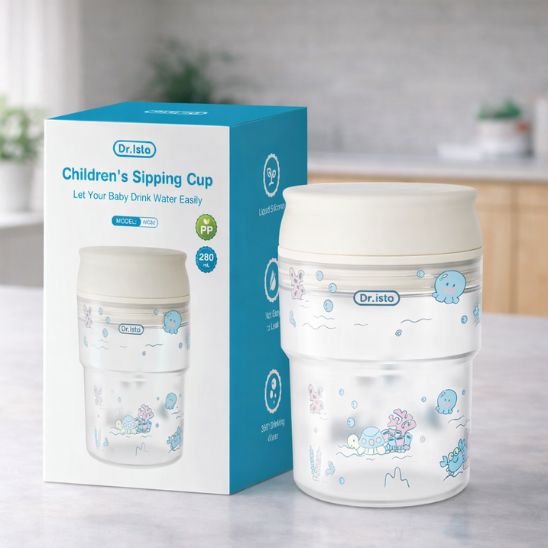 Verre bébé antirenversement 360° au design doux et rassurant pour bébé – Bébé-Miam™